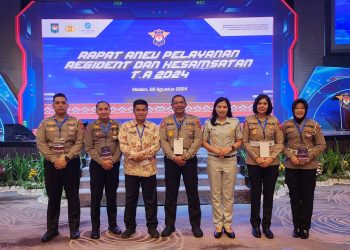Tim Pembina Samsat Provinsi Jambi Hadiri Rapat Anev Pelayanan Regident dan Kesamsatan Tahun 2024 di Medan