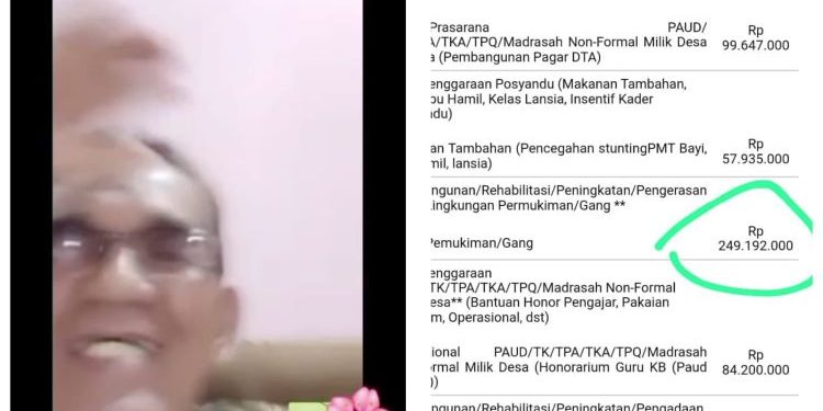 Kades Danau Embat di Duga Lakukan Penyimpangan ADD