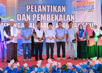 Dikomandoi Syahlan, Al Haris Lantik Tim Pemenangan Haris-Sani Kabupaten Tebo