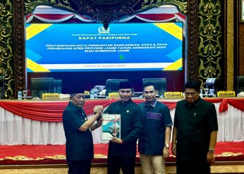 DPRD Provinsi Jambi Gelar Rapat Paripurna Penyampaian Nota Pengantar KUPA PPAS Perubahan 2024
