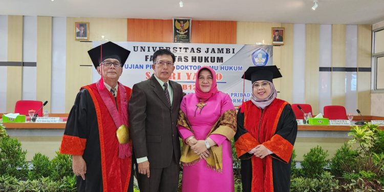 Sabriyanto SH. MH Raih Gelar Doktor dari Universitas Jambi