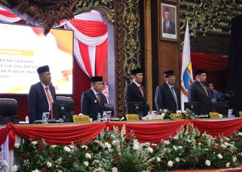 Edi Purwanto Pimpin Paripurna Mendengarkan Pidato Kenegaraan