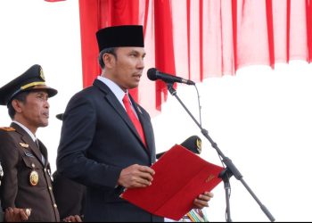 HUT Ke 79 RI, Edi Purwanto Bacakan Teks Proklamasi