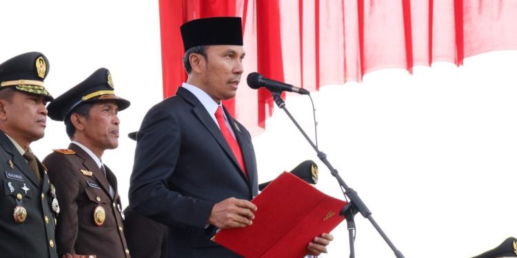 HUT Ke 79 RI, Edi Purwanto Bacakan Teks Proklamasi