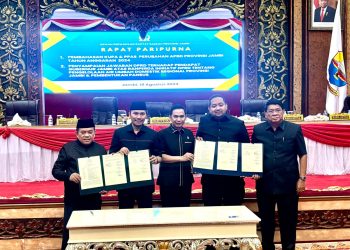 KUPA PPAS 2024 disepakati DPRD Provinsi Jambi bersama dengan Gubernur Jambi