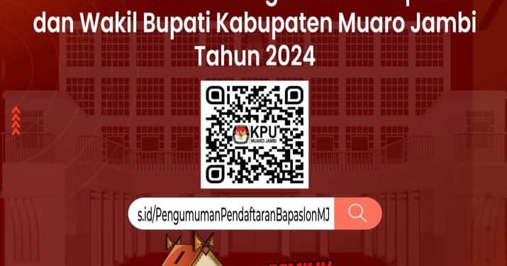 KPU Muaro Jambi Resmi Umumkan Jadwal Pendaftaran dan Persyaratan Calon Bupati dan Wakil Bupati