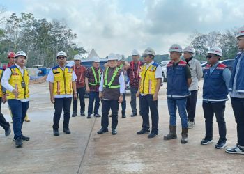 Gubernur Al Haris Pantau Pembangunan Tol Baleno. Progres Pekerjaan 92,5 Persen