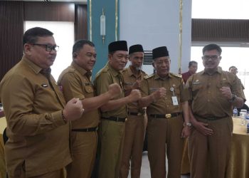 Pj. Bupati Muaro Jambi Hadiri Pembahasan Mekanisme Penyaluran Dana Insentif Berbasis Kinerja Program BIOCF ISFL