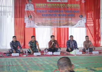 Pj. Bupati Muaro Jambi Membuka Rakor (Rapat Koordinasi) Tingkat Kecamatan Taman Rajo
