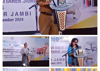 Gubernur Jambi  Al Haris Resmikan Gedung Radioterapi RSUD Raden Mattaher