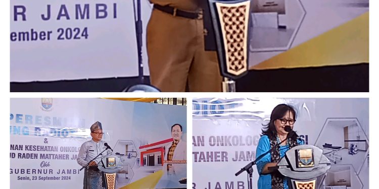 Gubernur Jambi Al Haris Resmikan Gedung Radioterapi RSUD Raden Mattaher