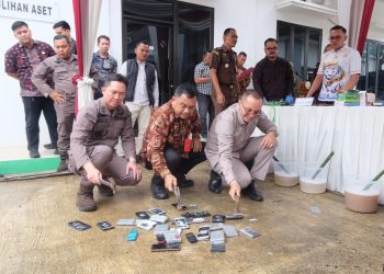 Pj. Bupati Muaro Jambi Hadiri Pemusnahan Barang Bukti Kejari Muaro Jambi