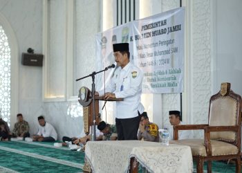 Pj. Bupati Muaro Jambi Hadiri Peringatan Maulid Nabi Muhammad SAW dan Pelepasan Keberangkatan  Kafilah MTQ