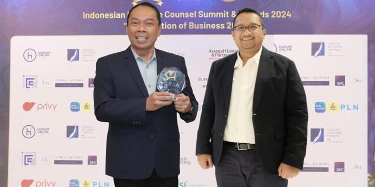 Jasa Raharja Dinobatkan Sebagai Tim In-House Counsel Paling Inovatif 2024 Sektor Insurance