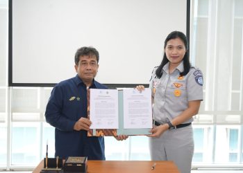 PTPN IV dan Jasa Raharja Jambi Tanda Tangani Komitmen Bersama dalam Kepatuhan Pajak Kendaraan Bermotor, SWDKLLJ, dan PNBP