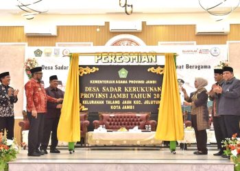 Ketua DPRD Kota Jambi KFA Hadiri Peresmian Desa Sadar Kerukunan