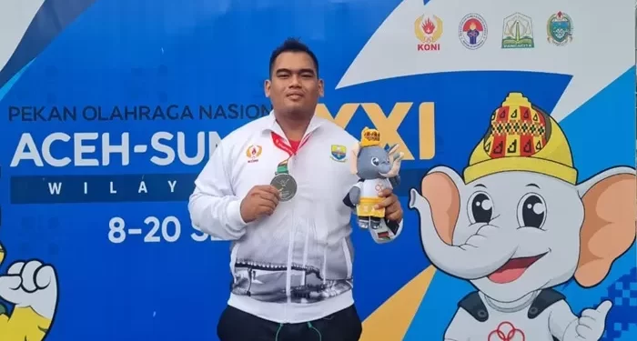 Reza Sumbang Medali Perak untuk Jambi di PON XXI Aceh-Sumut
