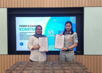 PT Jasa Raharja Jambi dan PT Permodalan Nasional Madani Cabang Jambi Tanda Tangani Komitmen Bersama Tingkatkan Kepatuhan Pajak Kendaraan Bermotor