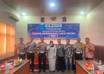 Jasa Raharja Jambi Gelar Forum Komunikasi Lalu Lintas di Tanjab Timur: Tingkatkan Sinergi Keselamatan Berkendara