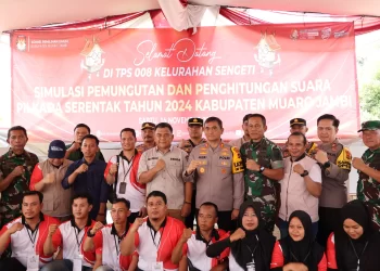 KPU Muaro Jambi Gelar Simulasi Pemungutan dan Penghitungan Suara Pilkada Muara Jambi Tahun 2024