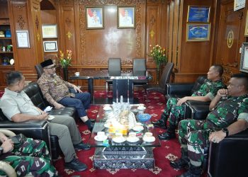 Sambut Danrem 042/Gapu, Pjs. Gubernur Sudirman Perkuat Sinergi Sukseskan Pilkada Serentak 2024
