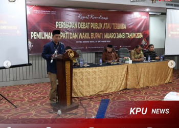 KPU Muaro Jambi Gelar Rapat Koordinasi Persiapan Debat Publik Pilkada 2024