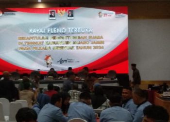 Gelar Pleno Rekapitulasi Pilkada, KPU Muaro Jambi Apresiasi Sinergitas Semua Pihak