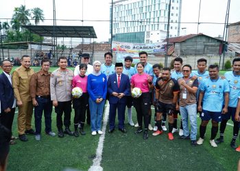 Gubernur Al Haris Buka Turnamen Mini Soccer ANTARA Cup 2024