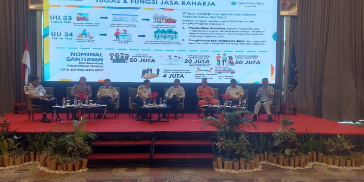 FORUM KOMUNIKASI LALU LINTAS JASA RAHARJA JAMBI BERSAMA BPTD DAN MITRA TERKAIT SIAPKAN OPERASI ANGKUTAN NATAL DAN TAHUN BARU 2025 DI PROVINSI JAMBI