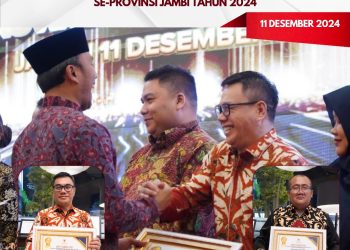 Kejaksaan Tinggi Jambi Raih Predikat Informatif Pada Anugerah Keterbukaan Informasi Publik Provinsi Jambi Tahun 2024