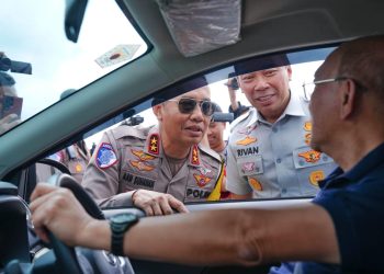 Dirut Jasa Raharja bersama Wamenhub, dan Kakorlantas Polri Gelar Tinjauan Arus Mudik dan Libur Nataru di Tol Jogja-Solo