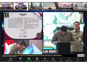Hadiri Pencanangan Pembangunan ZI Tahun 2025, Kanwil Kemenkum Jambi Berkomitmen Wujudkan Birokrasi yang Bersih dan Profesional