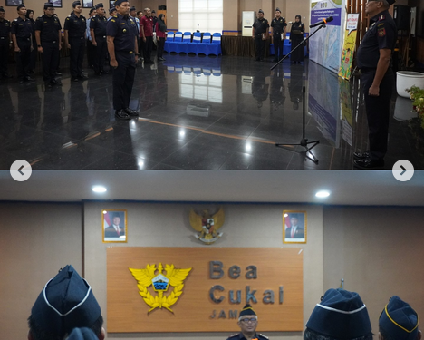 Bea Cukai Jambi Gelar Apel Rutin Bulanan dan Peningkatan Kinerja Pegawai