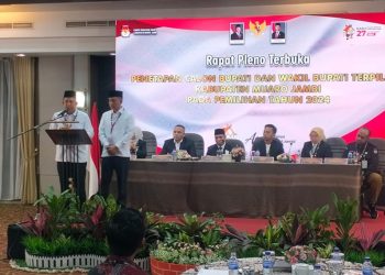 Pleno Terbuka, KPU Muaro Jambi Tetapkan Pasangan BBS- Jun Mahir Sebagai Bupati Terpilih Hasil Pilkada 2024-2029