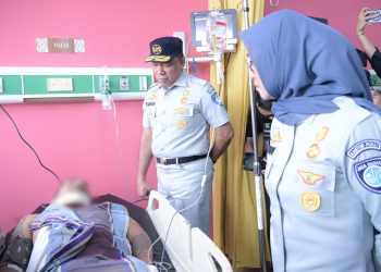 Kurang dari 24 Jam Jasa Raharja Pastikan Korban Kecelakaan Lalu Lintas di GTO Ciawi 2, Bogor.