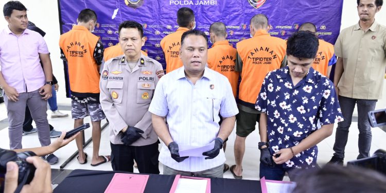 Ditreskrimsus Polda Jambi Kembali Tangkap Pelaku Illegal Drilling