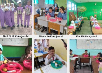 Antusiasme Sekolah Dalam Program MBG Disalurkan SPPG Nuansa Mitra Sejati di Kota Jambi