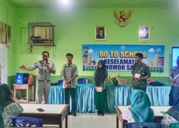 Jasa Raharja Cabang Muara Bungo Adakan Sosialisasi di SMA Negeri 2 untuk Menurunkan Tingkat Kecelakaan Usia Pelajar