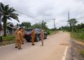 Penjabat Bupati Muaro Jambi Drs Raden Najmi Tinjau Sejumlah Ruas Jalan Yang Ada di Bukit Baling