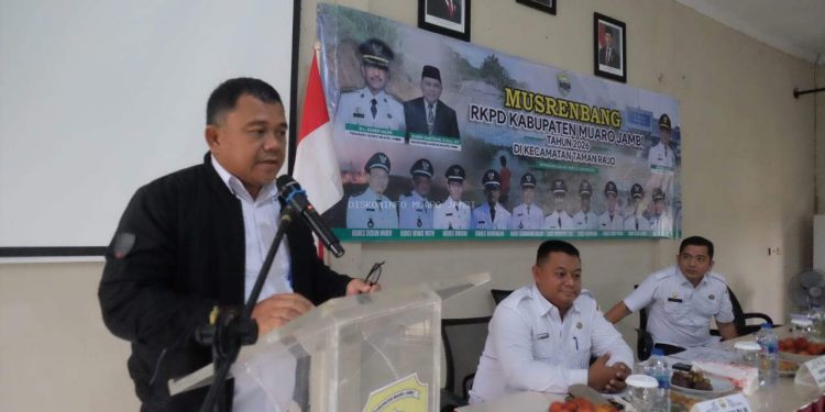 Sekda Budhi Hartono, S.Sos., MT, Buka Musrenbang Tingkat Kecamatan Taman Rajo