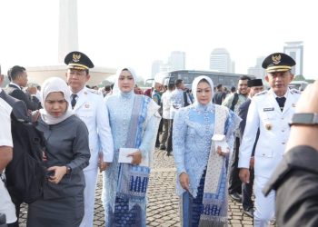 Bambang Bayu Suseno dan Junaidi H Mahir resmi dilantik menjadi Bupati dan Wakil Bupati Kabupaten Muaro Jambi