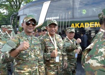 Wabup Muaro Jambi Junaidi Mahir Terlihat Antusias Mengikuti Retreat Kepala Daerah (KDH-WKDH) di Akademi Militer (Akmil)