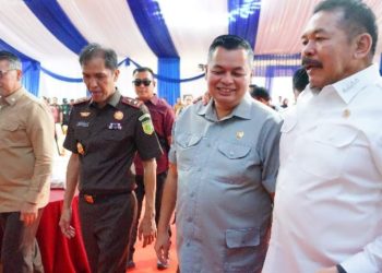 Ketua DPRD Kota Jambi Hadiri Peletakan Batu Pertama RS Adhyaksa dan Peresmian Sentra Diklat Kejati