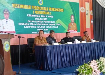 Anggota DPRD Tanjung Jabung Timur Hadiri RKPD di Kecamatan Kuala Jambi