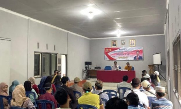 Anggota DPRD Kabupaten Tanjung Jabung Timur Usman, S.I.P, Reses di Desa Siau Dalam, Muara Sabak Timur
