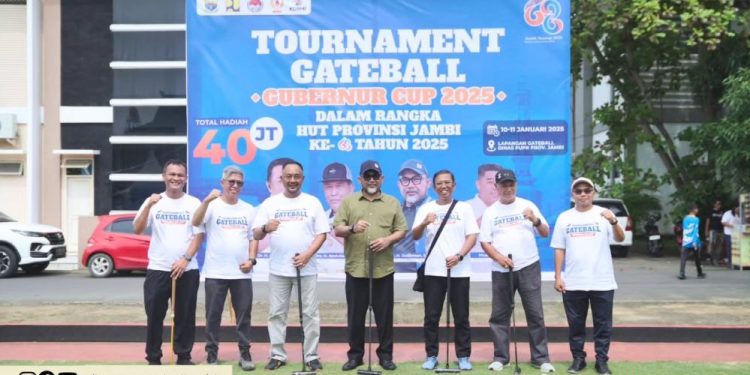 Meriahkan HUT ke-68 Provinsi Jambi Dinas PUPR Jambi Gelar Lomba Gateball Gubernur Cup 2025