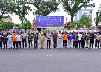 KEPALA KANTOR JASA RAHARJA WILAYAH JAMBI HADIRI APEL GELAR PASUKAN OPERASI KETUPAT 2025