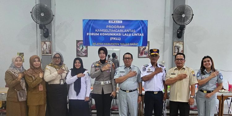 Jasa Raharja Wilayah Jambi Giatkan Forum Komunikasi Lalu Lintas (FKLL) di Kabupaten Tanjung Jabung Barat