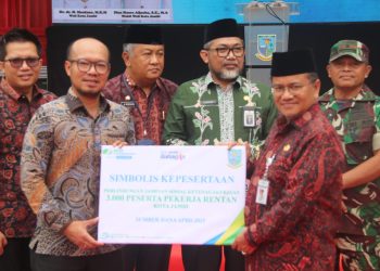 Sekda Sudirman Apresiasi Wali Kota Jambi Tingkatkan Perlindungan Terhadap Tenaga Kerja
