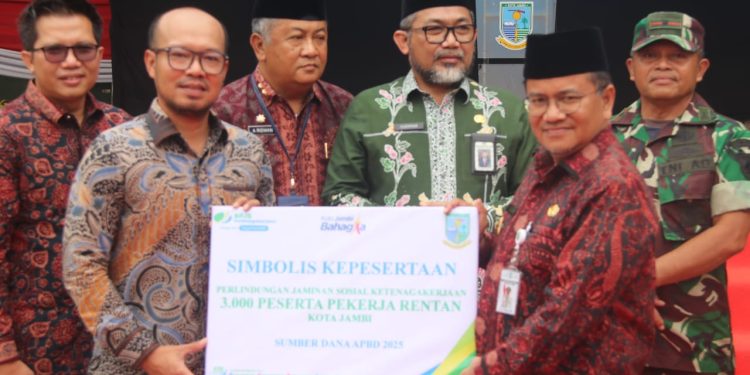Sekda Sudirman Apresiasi Wali Kota Jambi Tingkatkan Perlindungan Terhadap Tenaga Kerja
